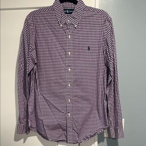 Polo Ralph Lauren Purple Gingham Men's Shirt